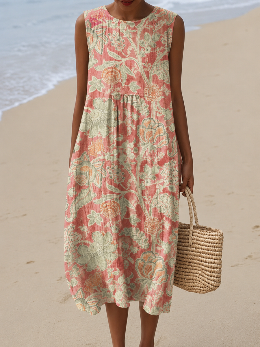 Beatriz™ Robe Midi Fleurie