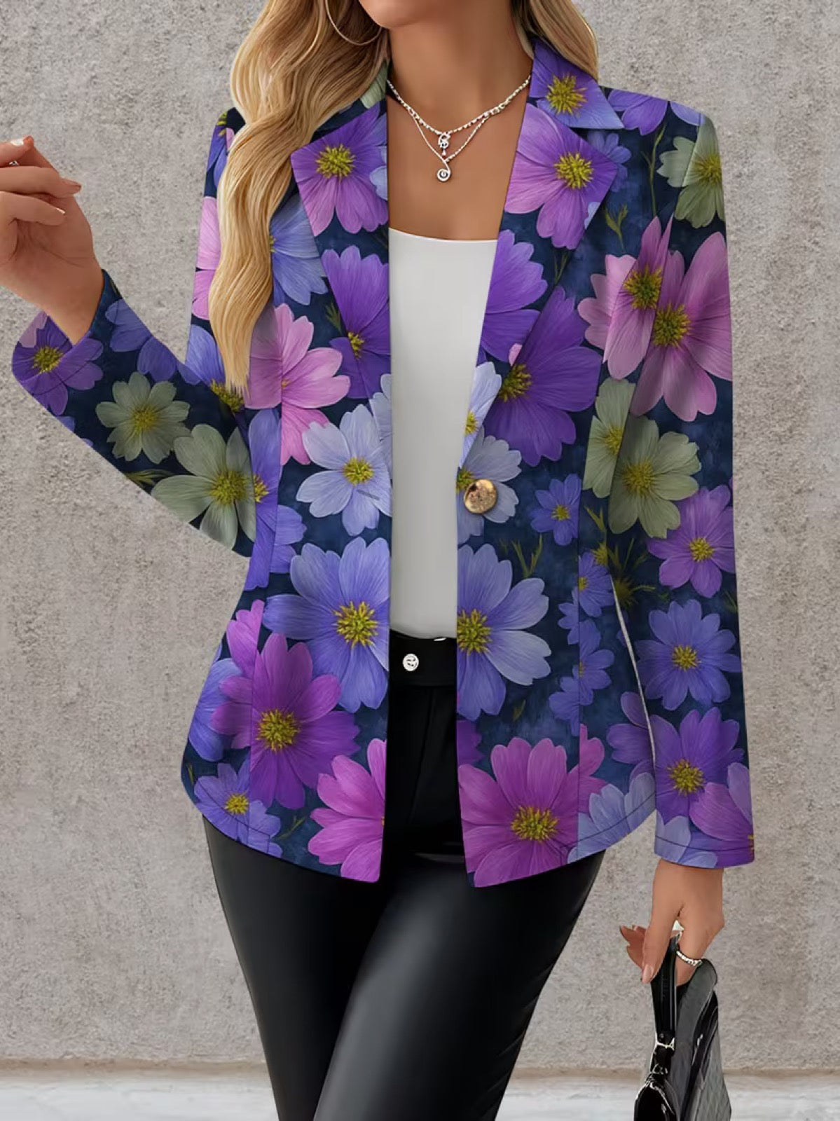 Bérénice | Veste Blazer Cosmos Violet