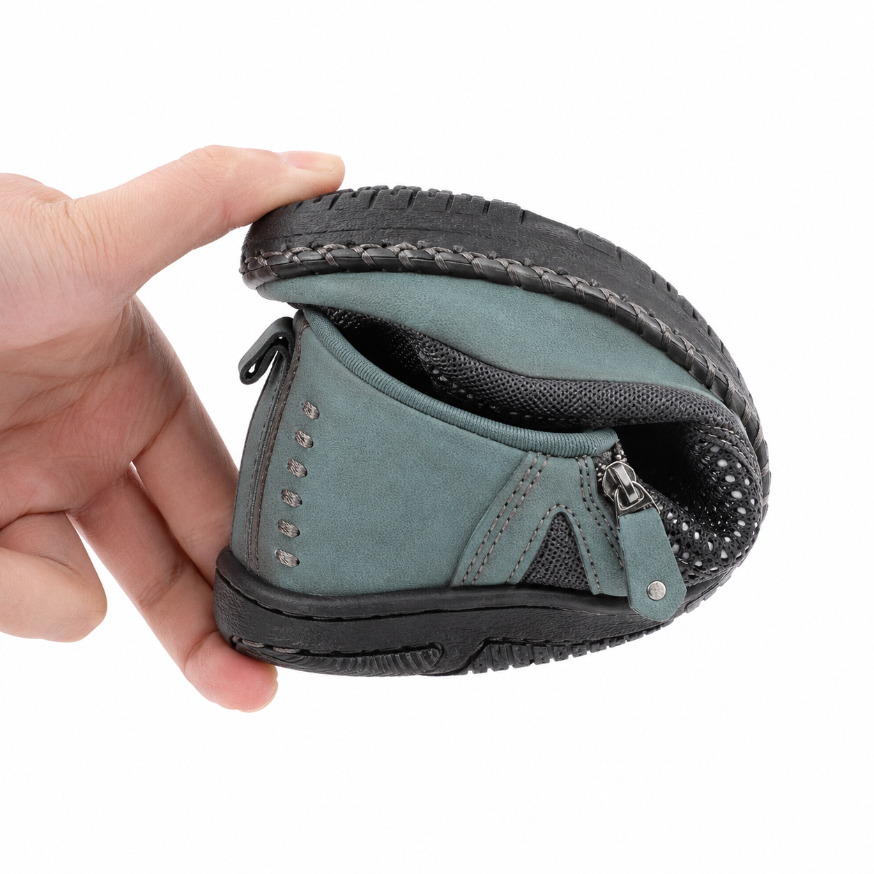 Fleurette | Mocassins Orthopédiques Confort Zippés