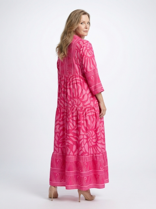 Adèle | Robe Midi Boutonnée