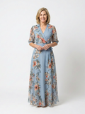 Chloé | Robe Maxi Cache-Cœur à Col en V Floral